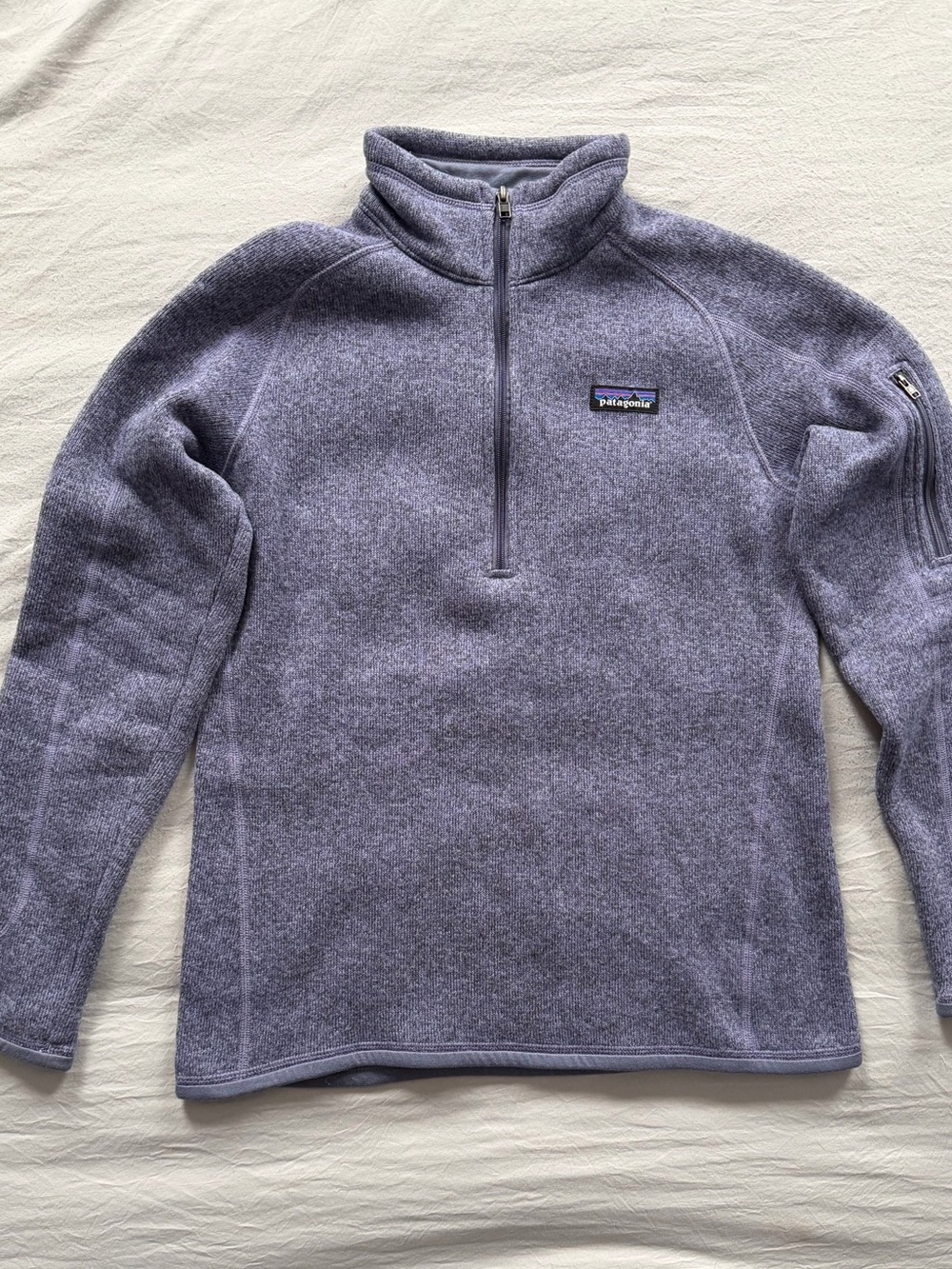 Patagonia Men’s Lavender Half-Zip Fleece Pullover